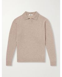 Altea - Wool And Cashmere-Blend Polo Sweater - Lyst