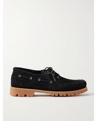 VINNY'S - Aztec Suede Boat Shoes - Lyst