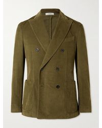 Boglioli - Double-Breasted Cotton-Blend Corduroy Suit Jacket - Lyst