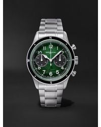 Montblanc - 1858 0 Oxygen Automatic Chronograph Stainless Steel Watch, Ref. 133298 - Lyst
