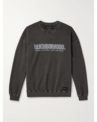 Neighborhood - Sweatshirt aus Baumwoll-Jersey mit Logoprint - Lyst