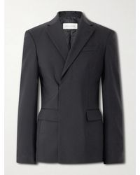 Dries Van Noten - Slim-Fit Double-Breasted Grain De Poudre Wool Blazer - Lyst