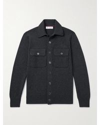 Brunello Cucinelli - Hemdjacke aus Kaschmir - Lyst