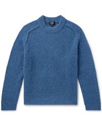 A.P.C. - Tyler -blend Mock-neck Sweater - Lyst