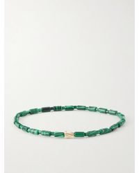 Luis Morais - 14-Karat Agate Beaded Bracelet - Lyst