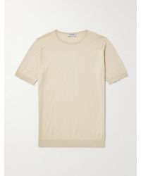 John Smedley - Belden Slim-Fit Sea Island Cotton T-Shirt - Lyst