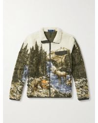 Polo Ralph Lauren - Fleece Mountain Graphic Jacket - Lyst