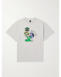 Brain Dead - Worm Food Printed Cotton-jersey T-shirt - Lyst