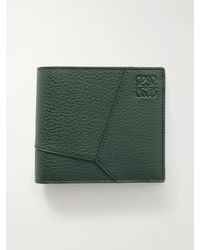 Loewe - Puzzle Edge Panelled Full-Grain Leather Bifold Wallet - Lyst