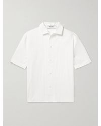 Rohe - Striped Textured Cotton-blend Poplin Shirt - Lyst