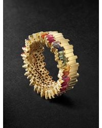 Suzanne Kalan - Yellow Gold Sapphire Ring - Lyst