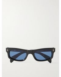 Jacques Marie Mage - Initials Rectangular-Frame Acetate Sunglasses - Lyst
