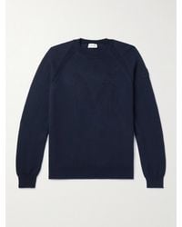 Moncler - Logo-Jacquard Cotton Sweater - Lyst