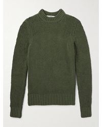Jil Sander - Cotton-Blend Bouclé Sweater - Lyst