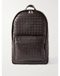 Bottega Veneta - Intrecciato Leather Backpack - Lyst
