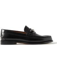 Gucci - Kaveh Horsebit Leather Loafers - Lyst
