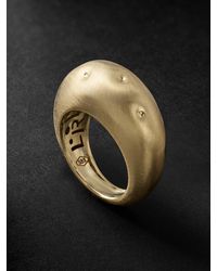 Lauren Rubinski Gold Signet Ring - Nero