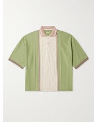 Kapital - Tequila Striped Cotton-blend Jersey Polo Shirt - Lyst