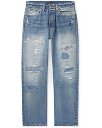 Polo Ralph Lauren - Straight-leg Distressed Jeans - Lyst