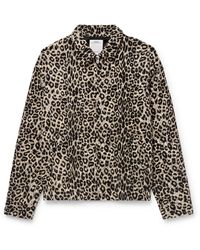 Visvim - Redsun Leopard-print Cotton-corduroy Jacket - Lyst