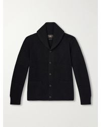 RRL - Shawl-Collar Cashmere Cardigan - Lyst