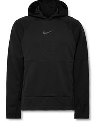 Nike - Logo-print Dri-fit Fleece Hoodie - Lyst
