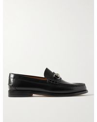 Gucci - Kaveh Horsebit Leather Loafers - Lyst