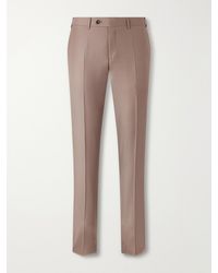 Canali - Slim-Fit Wool-Twill Suit Trousers - Lyst