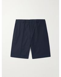 Loro Piana - Jarno Straight-leg Stretch-cotton Bermuda Shorts - Lyst