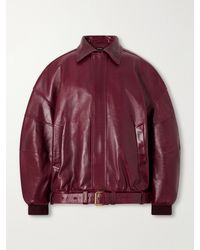 Willy Chavarria - Os Hustler's Oversized Leather Jacket - Lyst
