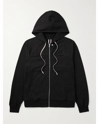 Rick Owens - Cotton-Jersey Zip-Up Hoodie - Lyst