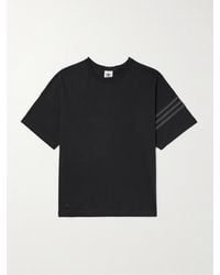 adidas Originals - Neuclassic Oversized-T-Shirt aus Denim mit Streifen - Lyst