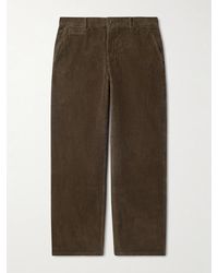 Portuguese Flannel - Straight-Leg Cotton-Corduroy Trousers - Lyst