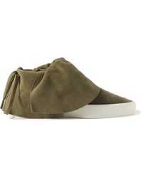 Fear Of God - Moc Low Layered Distressed Suede Sneakers - Lyst