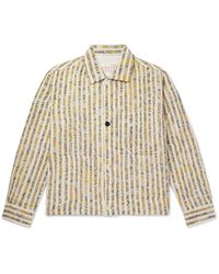 Kardo - Striped Cotton Jacket - Lyst