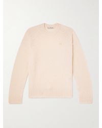 Acne Studios - Kowhai Logo-embroidered Wool Sweater - Lyst