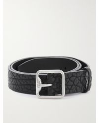Burberry - 3.5cm Textured-leather Belt - Lyst