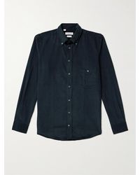 Richard James - Button-down Collar Cotton-corduroy Shirt - Lyst