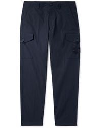 Stone Island - Ghost Straight-Leg Organic Cotton-Canvas Trousers - Lyst