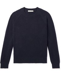 Umit Benan - Cashmere And Cotton-blend Sweater - Lyst