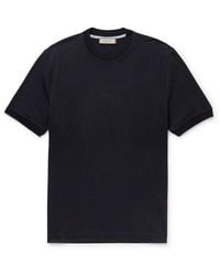 Canali - Wool-Jersey T-Shirt - Lyst
