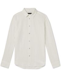 Rag & Bone - Zac Linen And Cotton-blend Shirt - Lyst