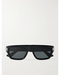 Saint Laurent - D-Frame Recycled-Acetate Sunglasses - Lyst