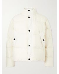 Stone Island - Quilted Garment-Dyed Recycled Crinkled-Nylon Down Jacket - Lyst