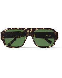 Givenchy - D-frame Gold-tone And Tortoiseshell Acetate Sunglasses - Lyst