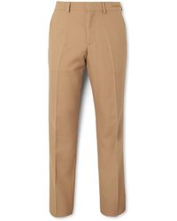 Burberry - Clarence Slim-fit Wool And Silk-blend Twill Suit Trousers - Lyst