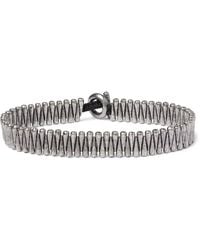 M. Cohen Oxidised Sterling Silver Bracelet - Metallic