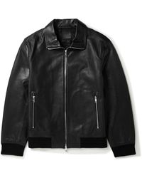 Theory Leather jackets for Men | Online 