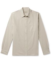 Officine Generale - Alex Lyocell And Cotton-blend Shirt - Lyst