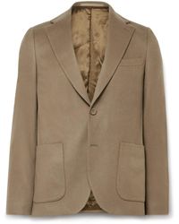 Officine Generale - Arthus Wool And Cashmere-blend Suit Jacket - Lyst